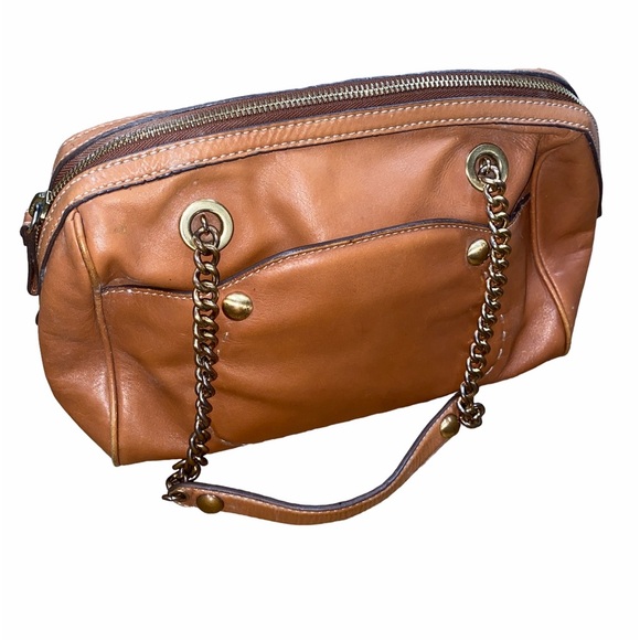 Talbots brown leather bag - Picture 3 of 11